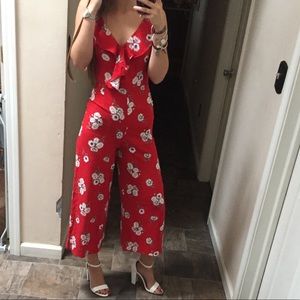 H&M floral jumpsuit